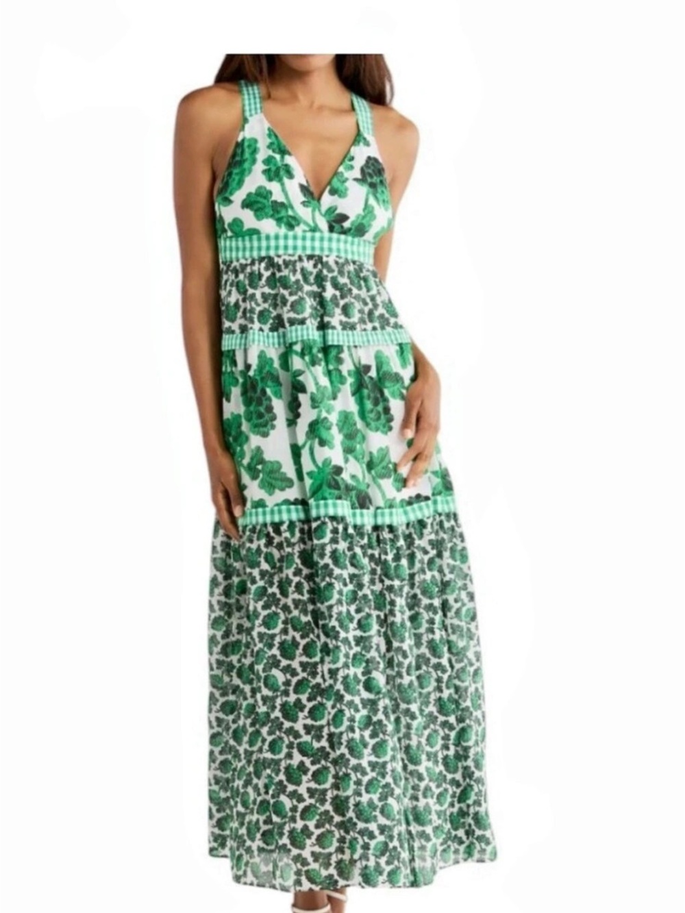 Diane von Furstenberg Josephine Cotton & Silk Blend Maxi Sundress Josephine